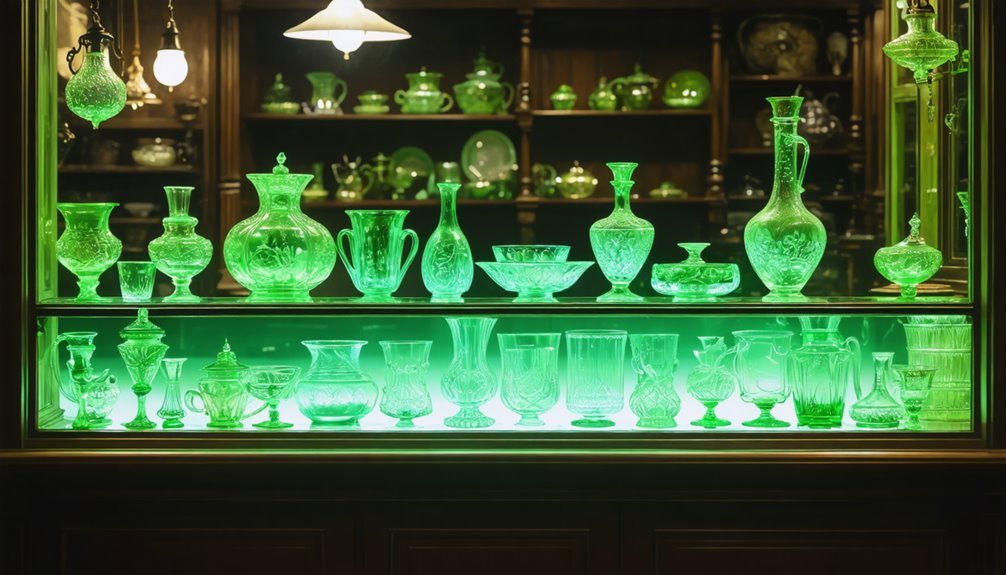 Uranium Glass in Early Advertising and Marketing